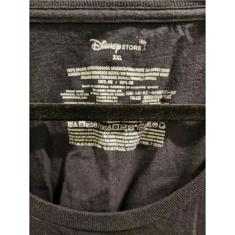 Disney Star Wars Neon Graffiti Shirt Women's Shrt Slve Scoop Spray Paint Sz 2XL - Picture 4 of 5